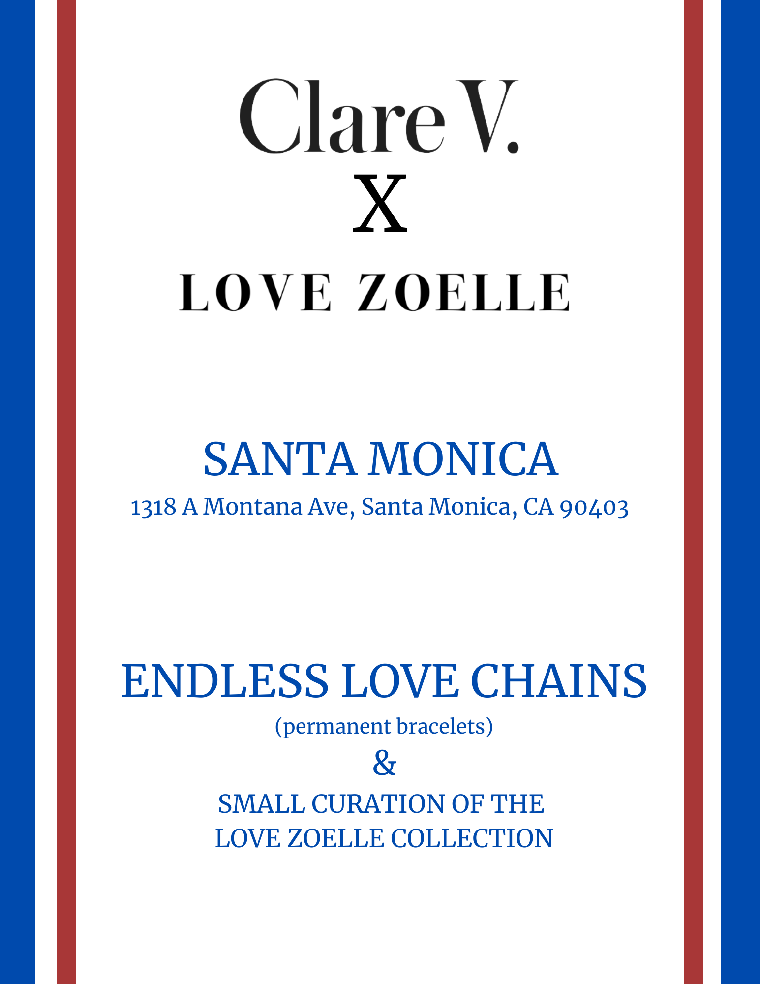 CLARE V. SANTA MONICA // OCT. 15TH 11-4PM