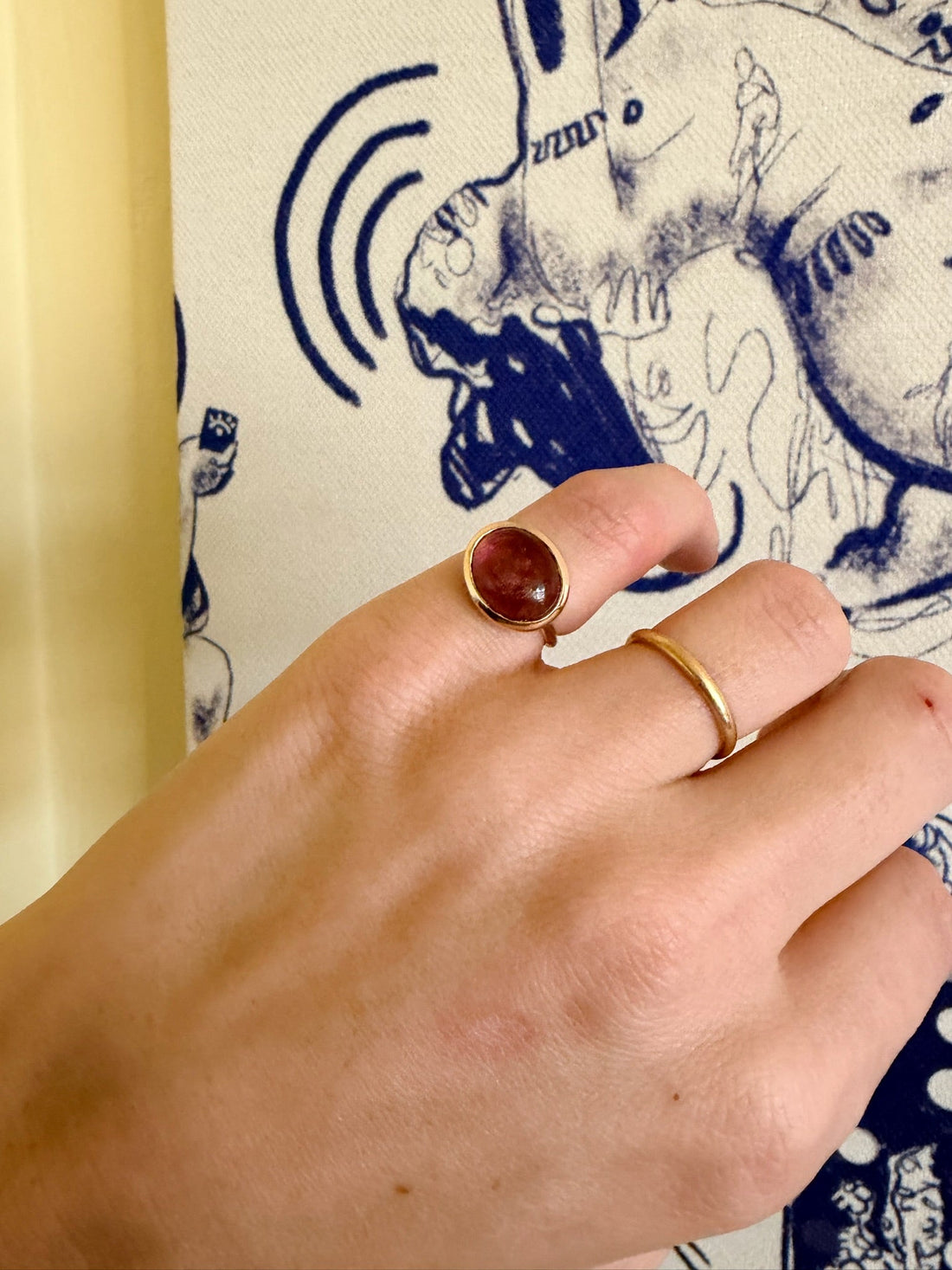 Tourmaline Pinky Ring