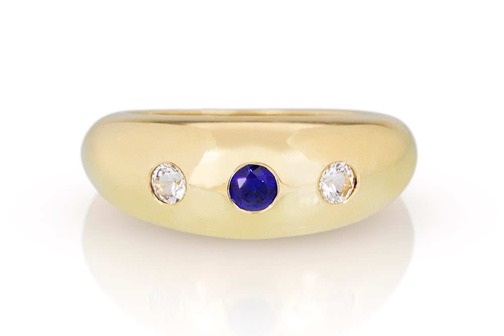 Sapphire Gypsy Ring