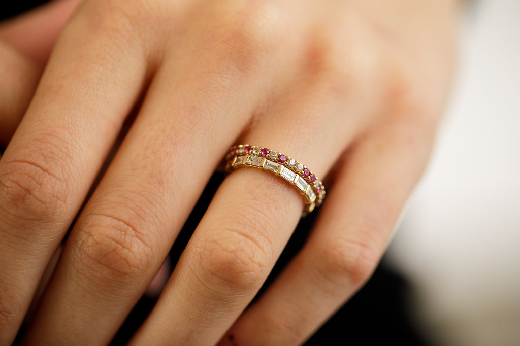RANDOM RUBY ETERNITY BAND