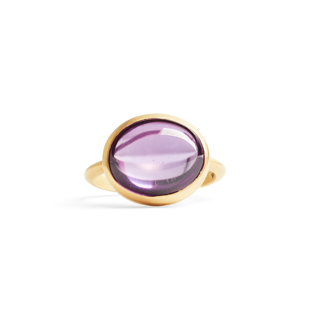 AMETHYST PINKY RING