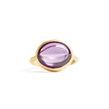 AMETHYST PINKY RING