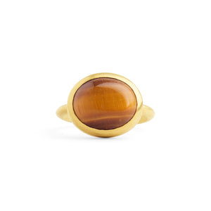 TIGER STONE PINKY RING