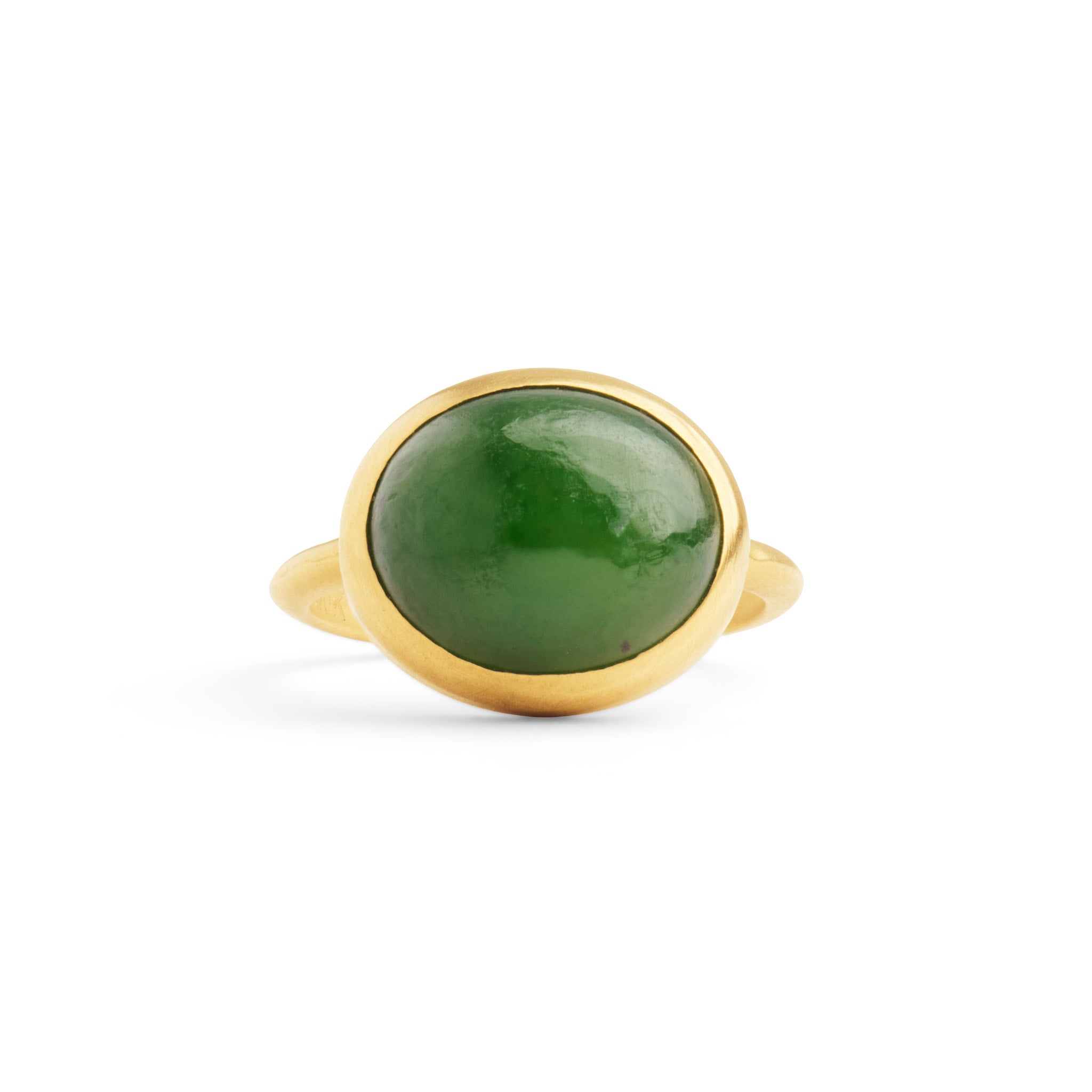 JADE PINKY RING