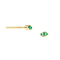 MARQUISE EMERALD STUDS