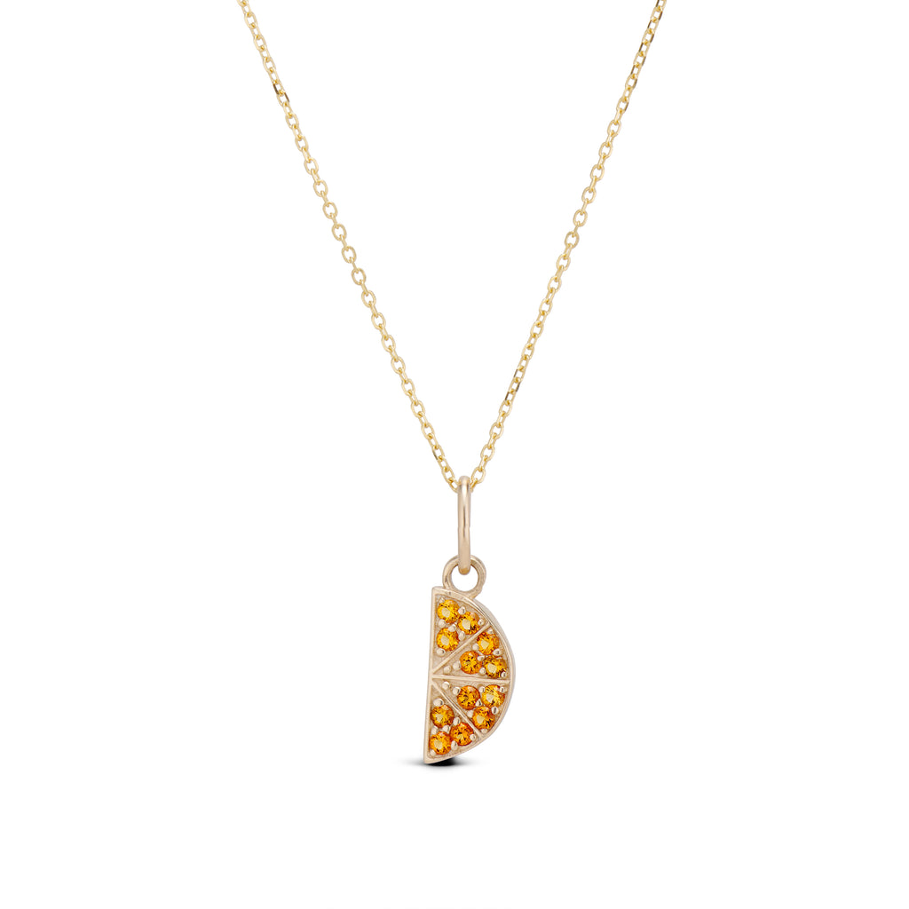 Orange Slice Necklace