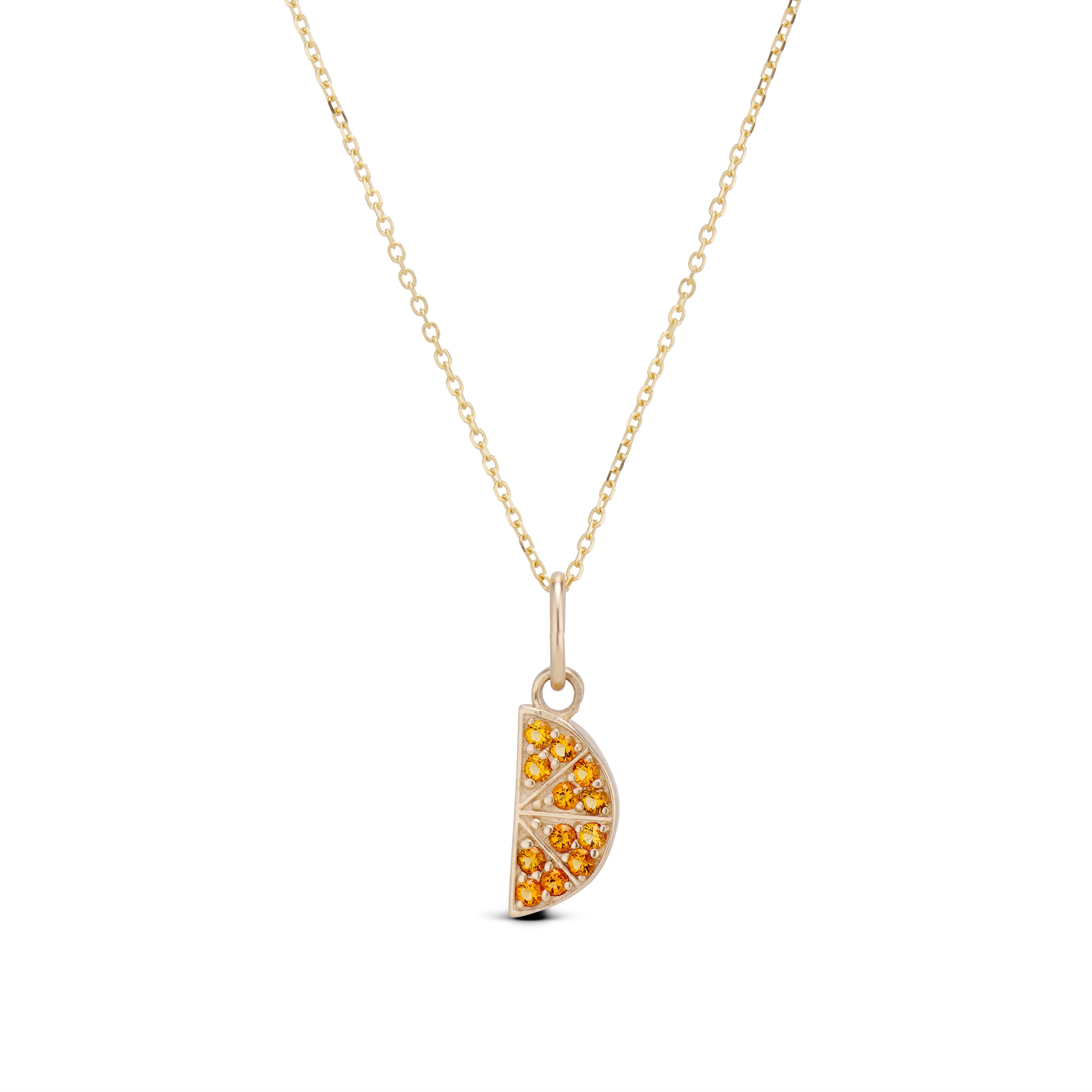 Orange Slice Necklace