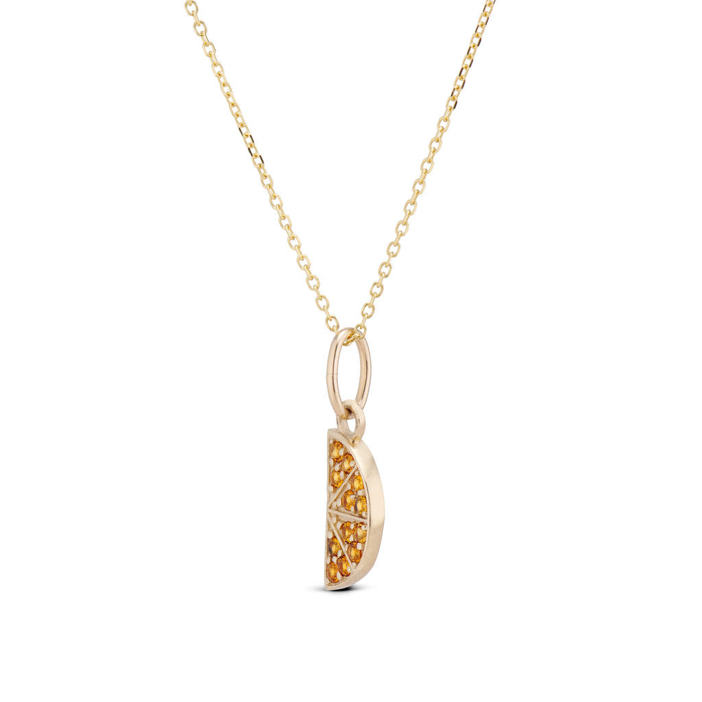 Orange Slice Necklace