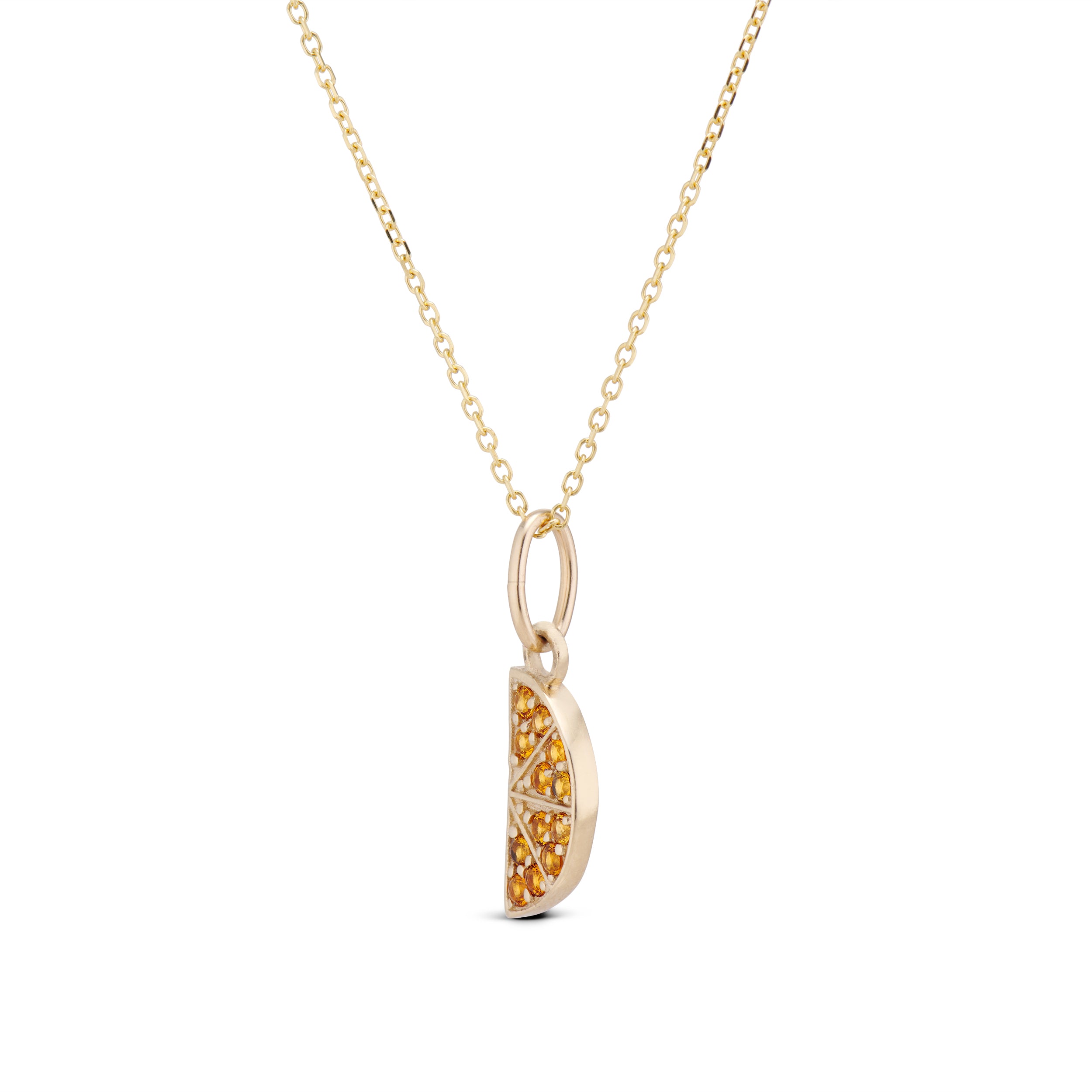 Orange Slice Necklace