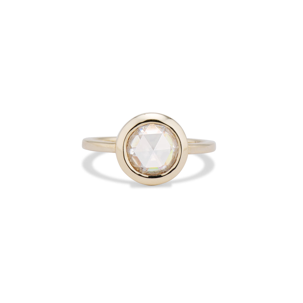 Round Rose Cut Ring