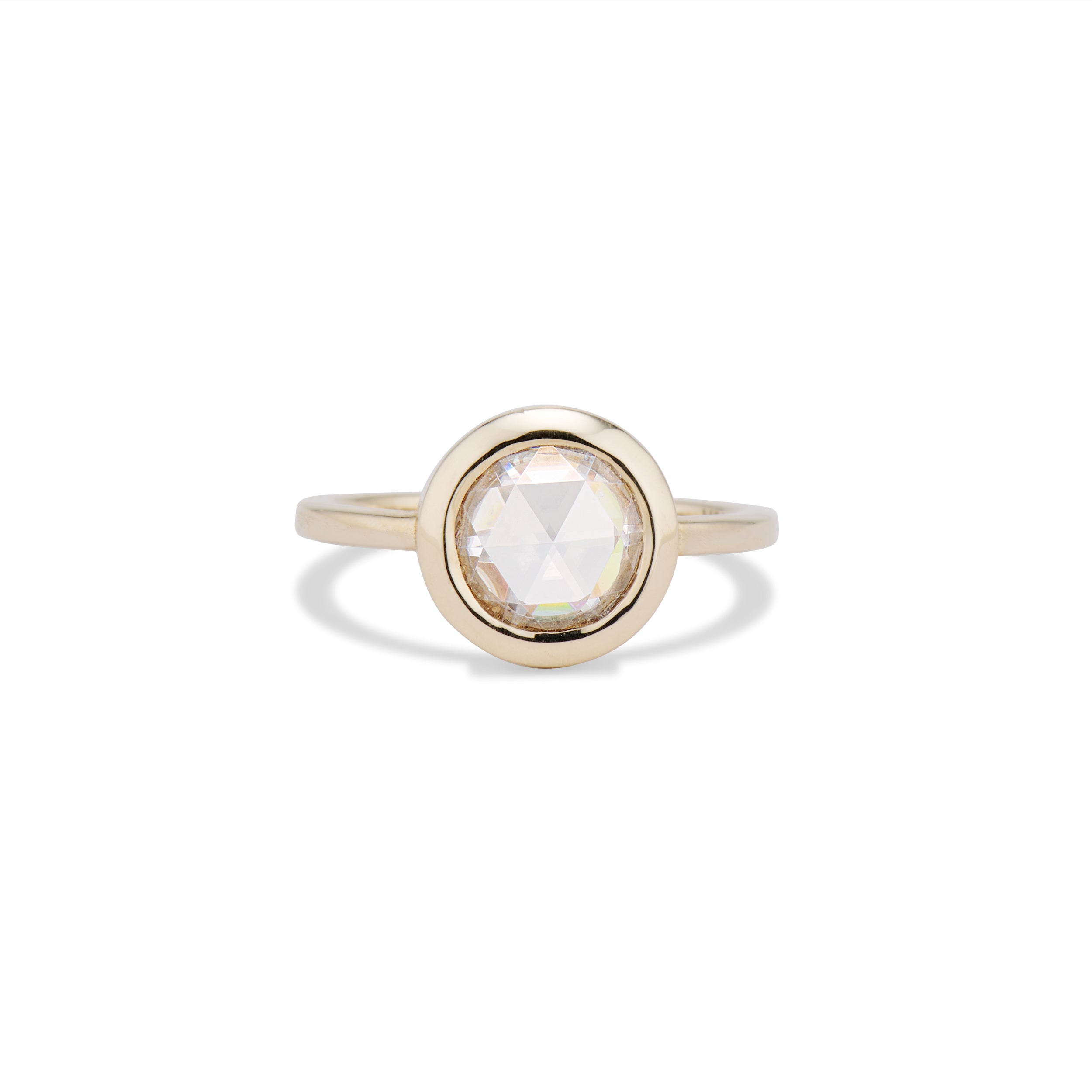 Round Rose Cut Ring
