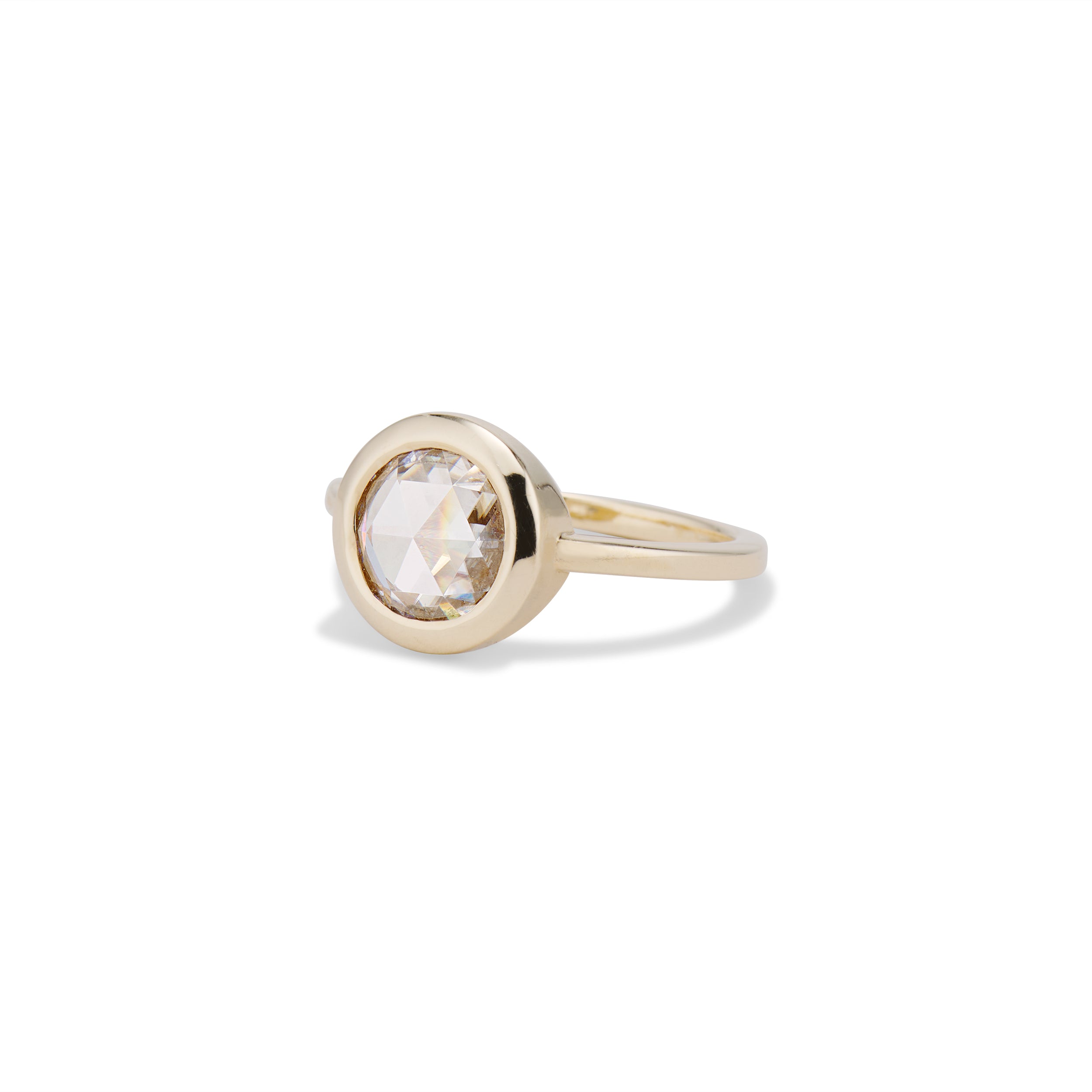 Round Rose Cut Ring