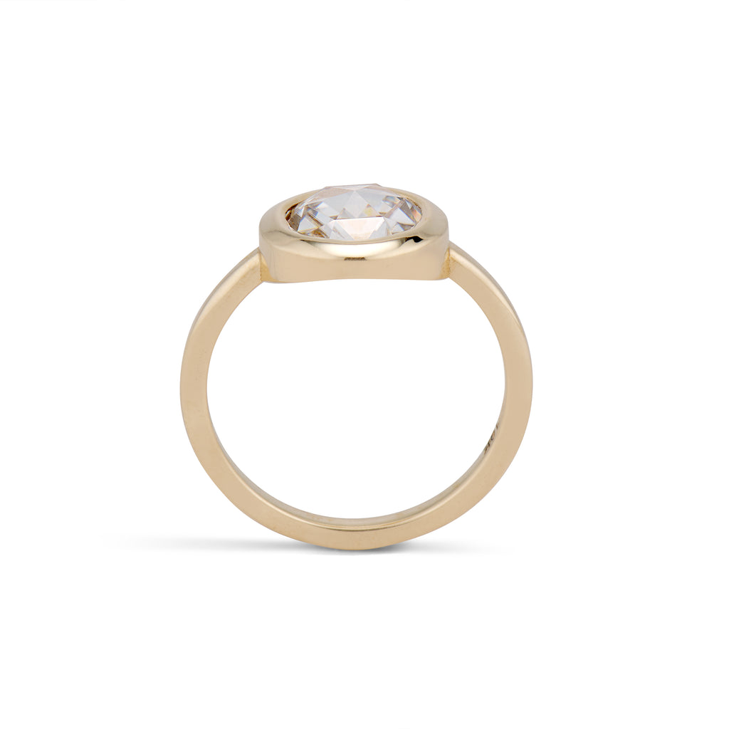 Round Rose Cut Ring