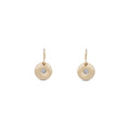 DIAMOND DISK EARRINGS