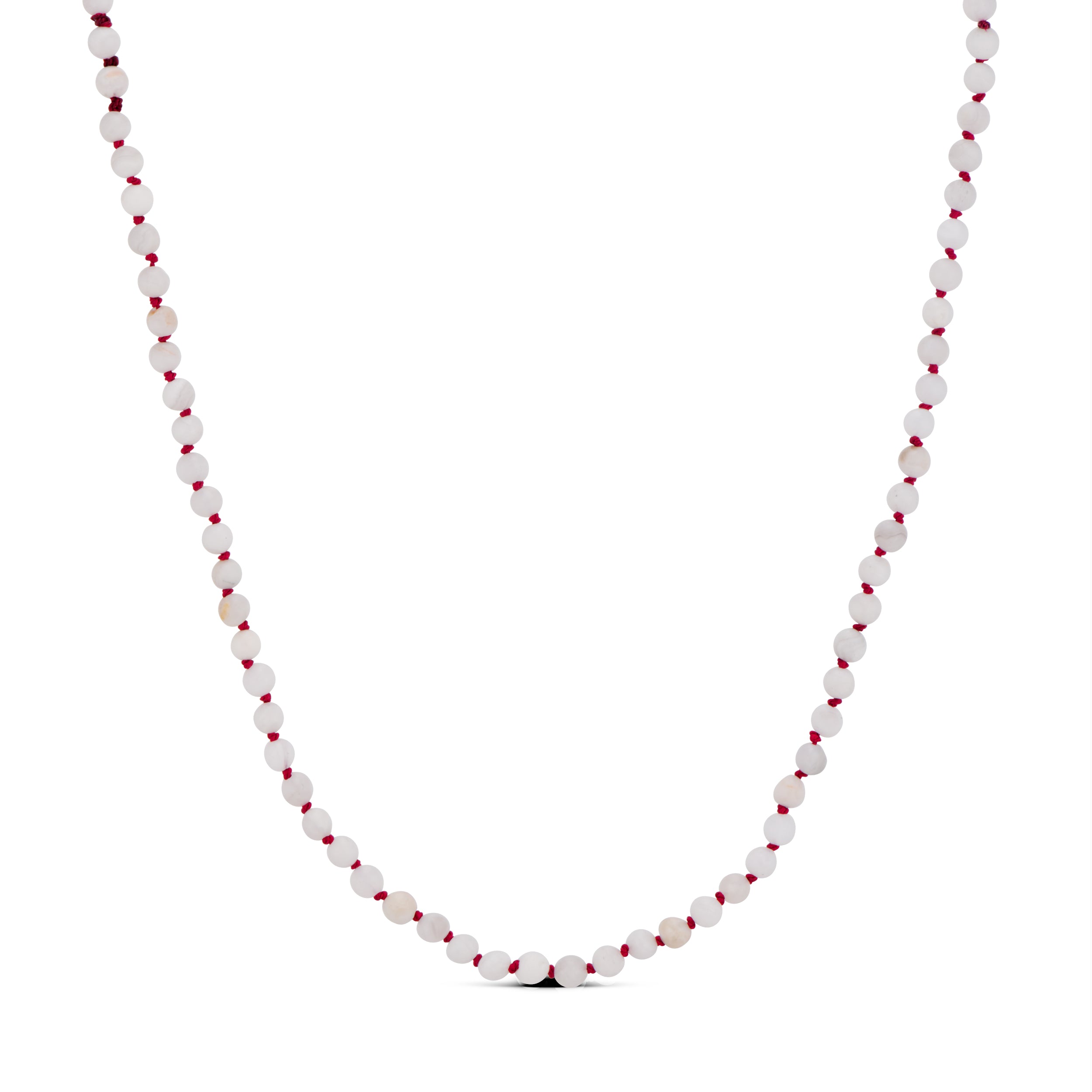 White Agate Necklace