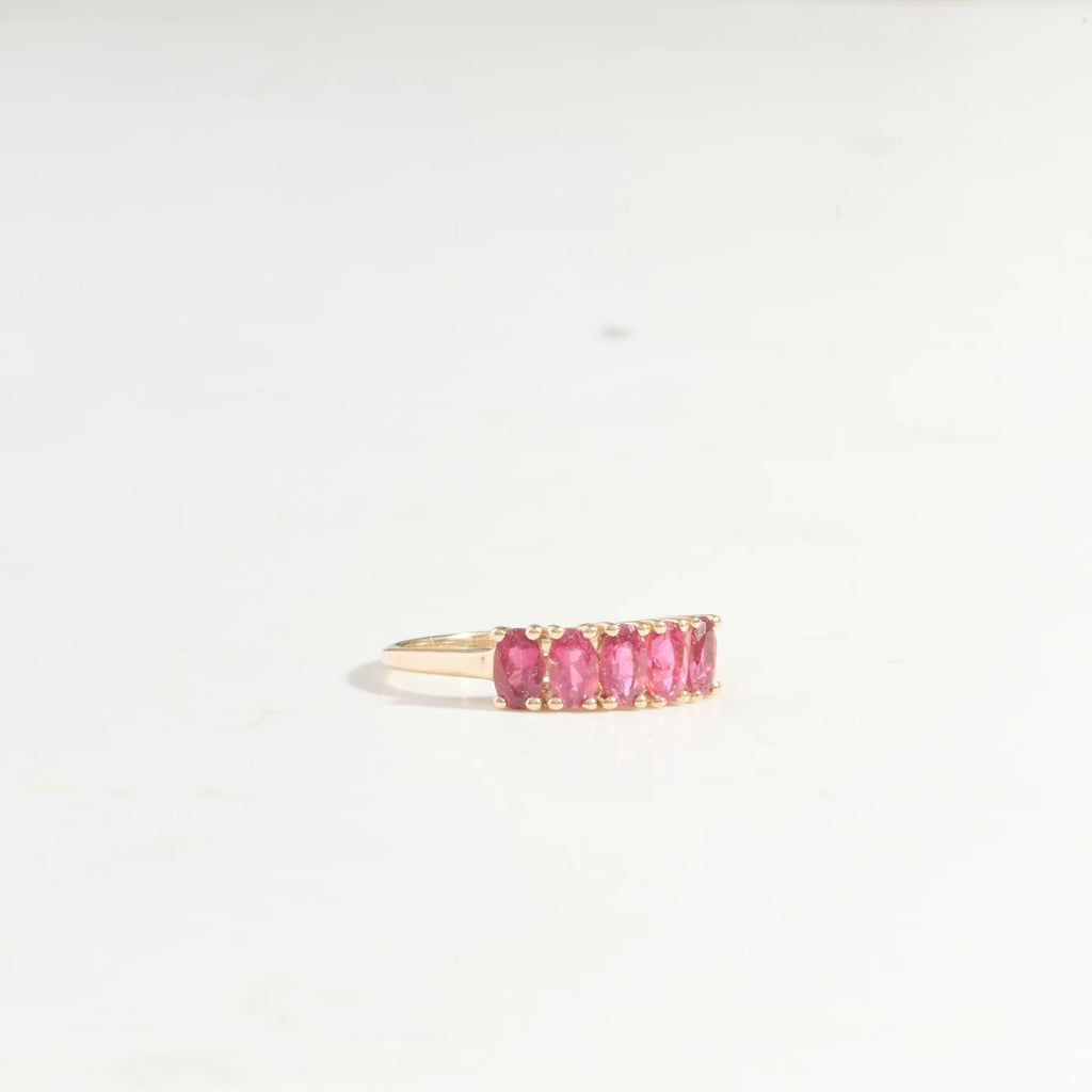 VINTAGE PINK TOURMALINE RING