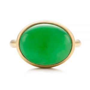 JADE PINKY RING