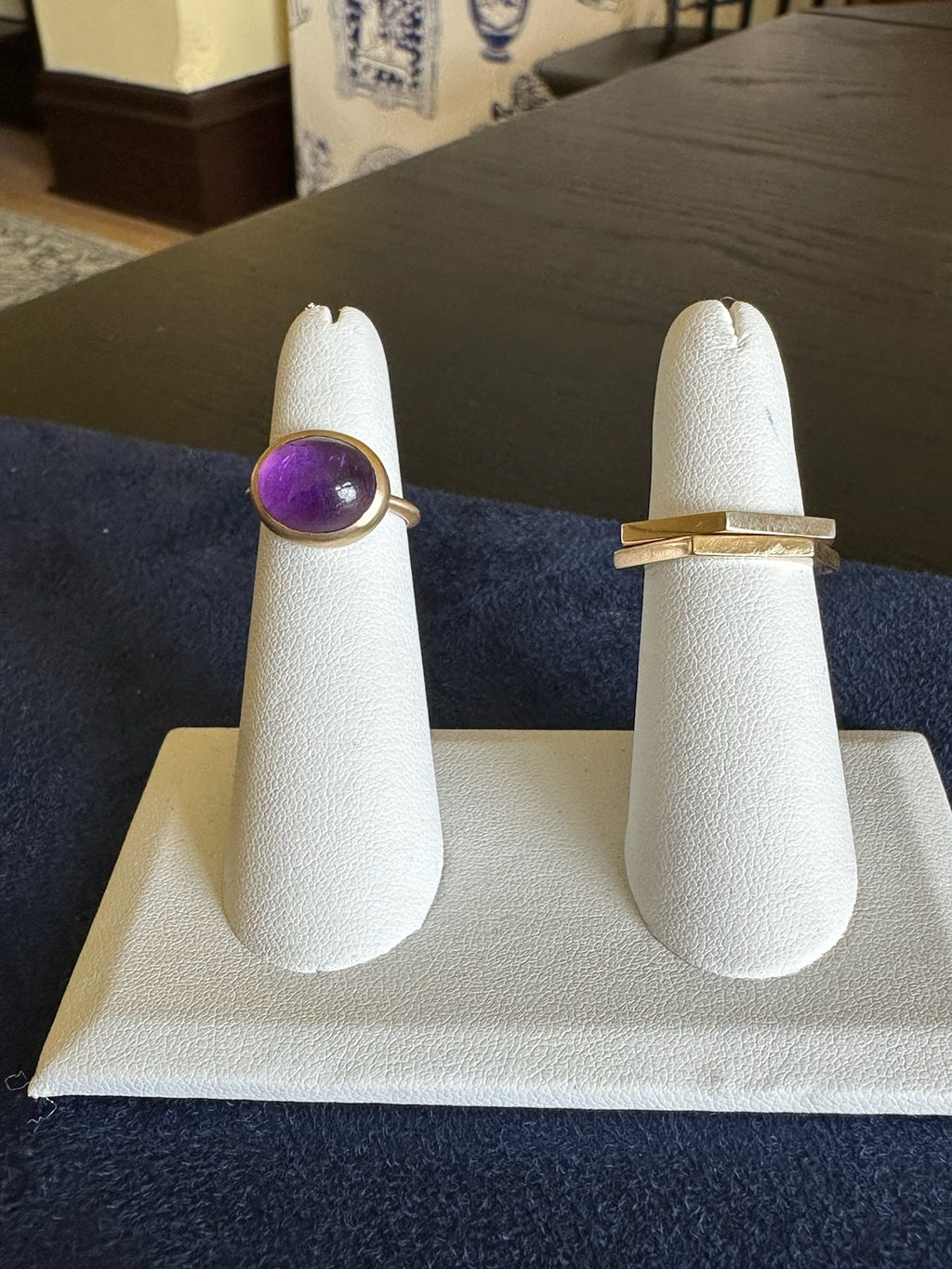 AMETHYST PINKY RING
