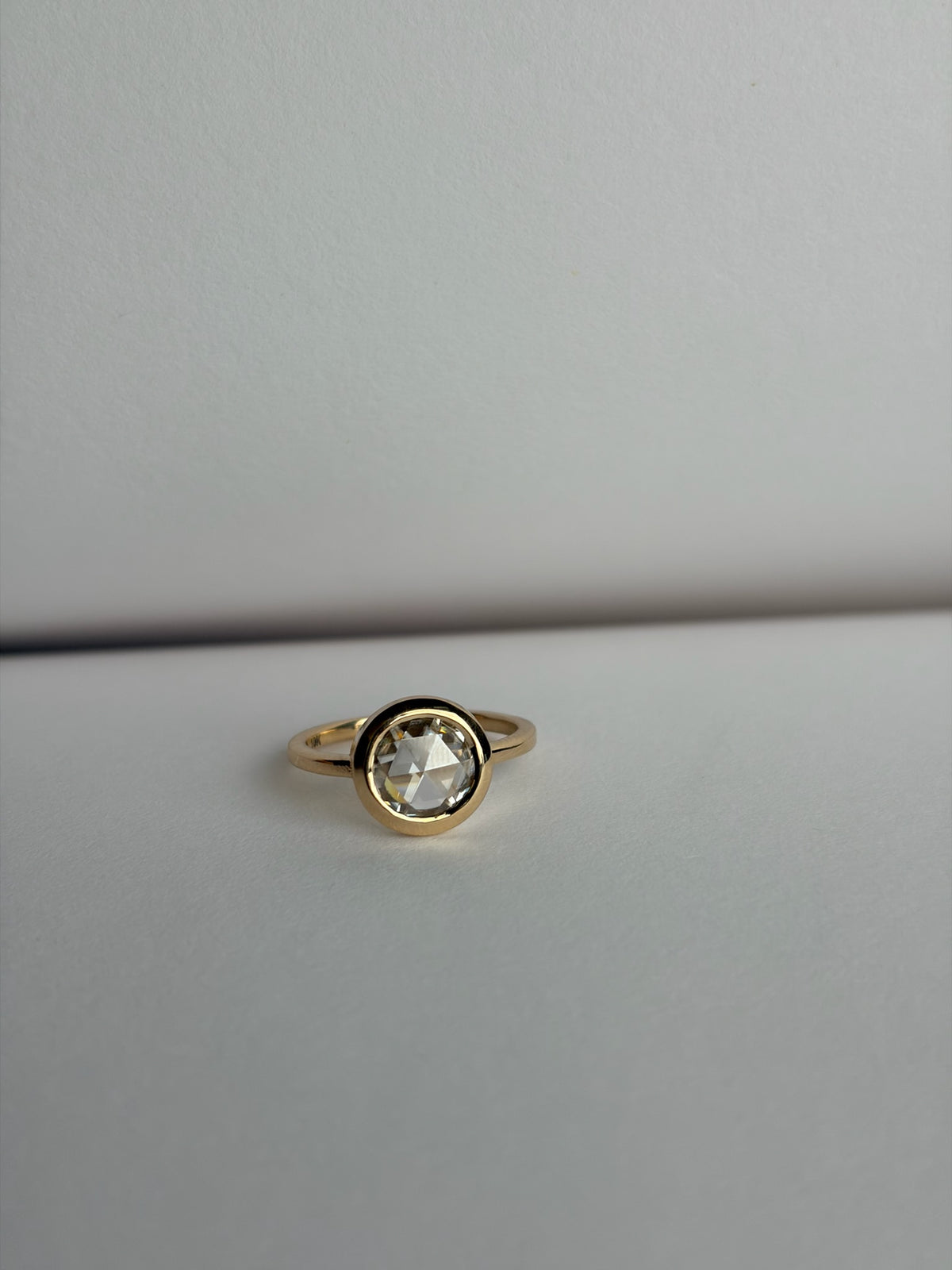 Round Rose Cut Ring