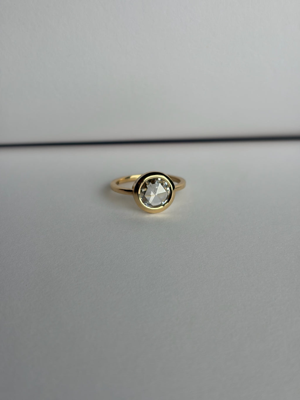 Round Rose Cut Ring
