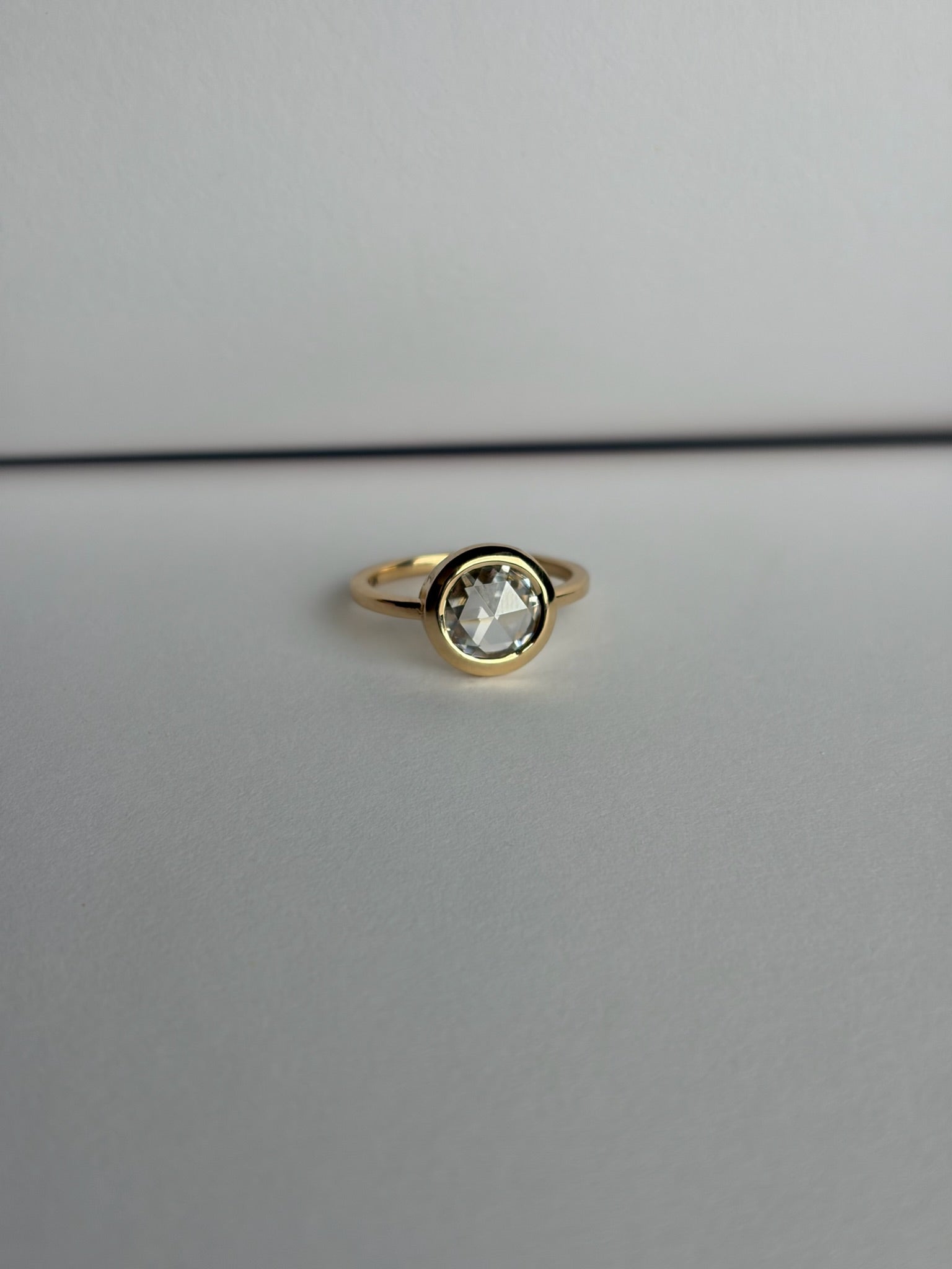 Round Rose Cut Ring