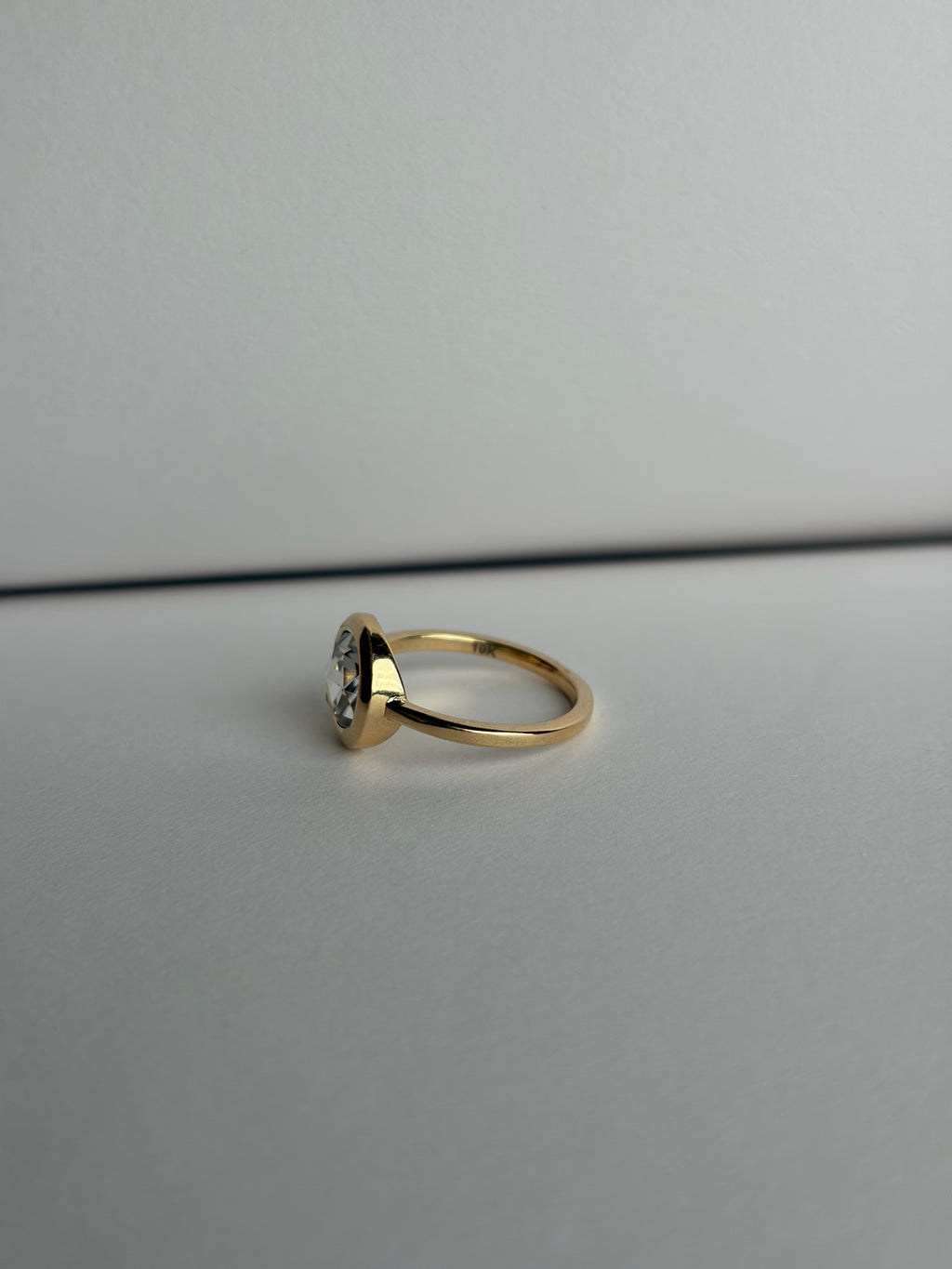 Round Rose Cut Ring