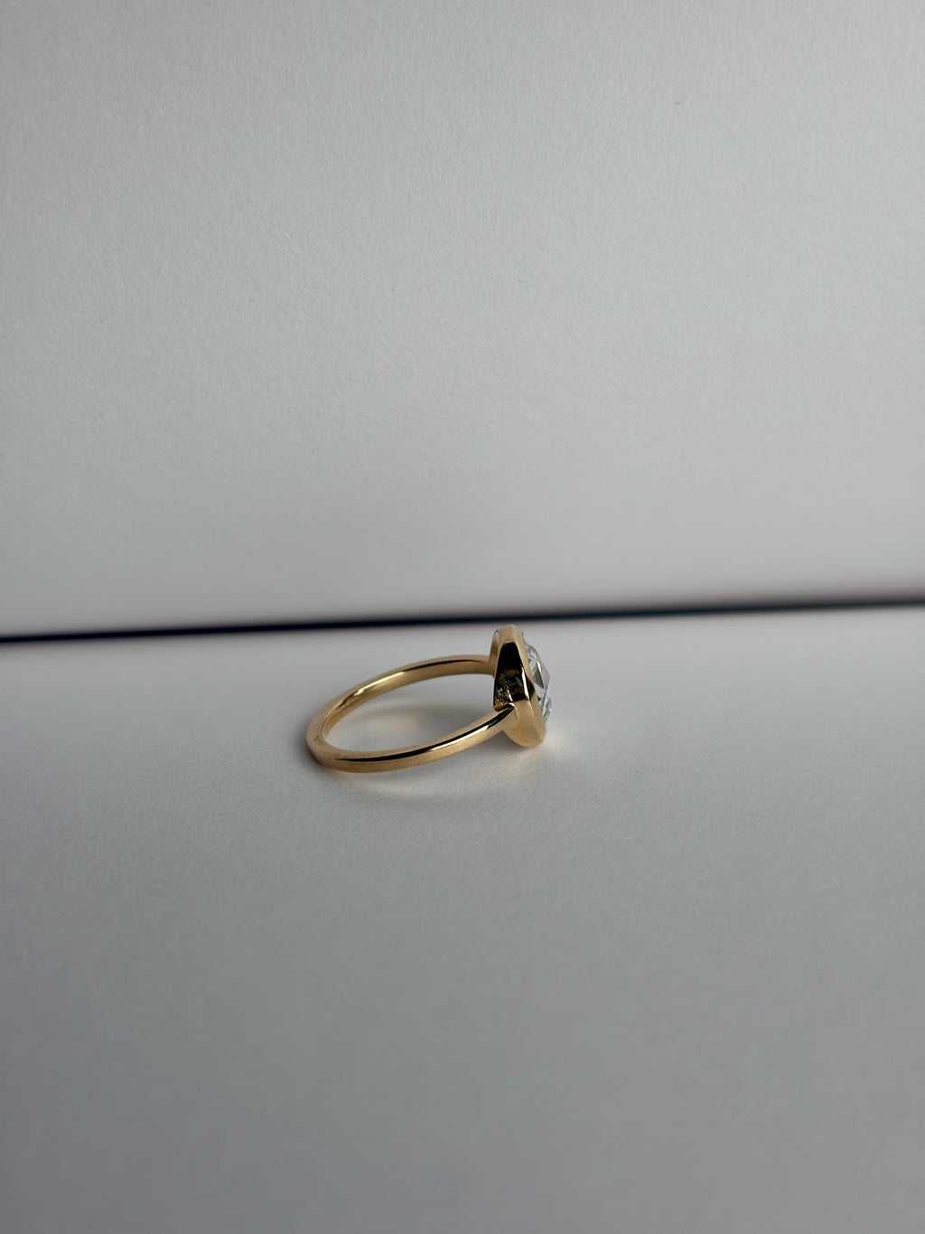 Round Rose Cut Ring