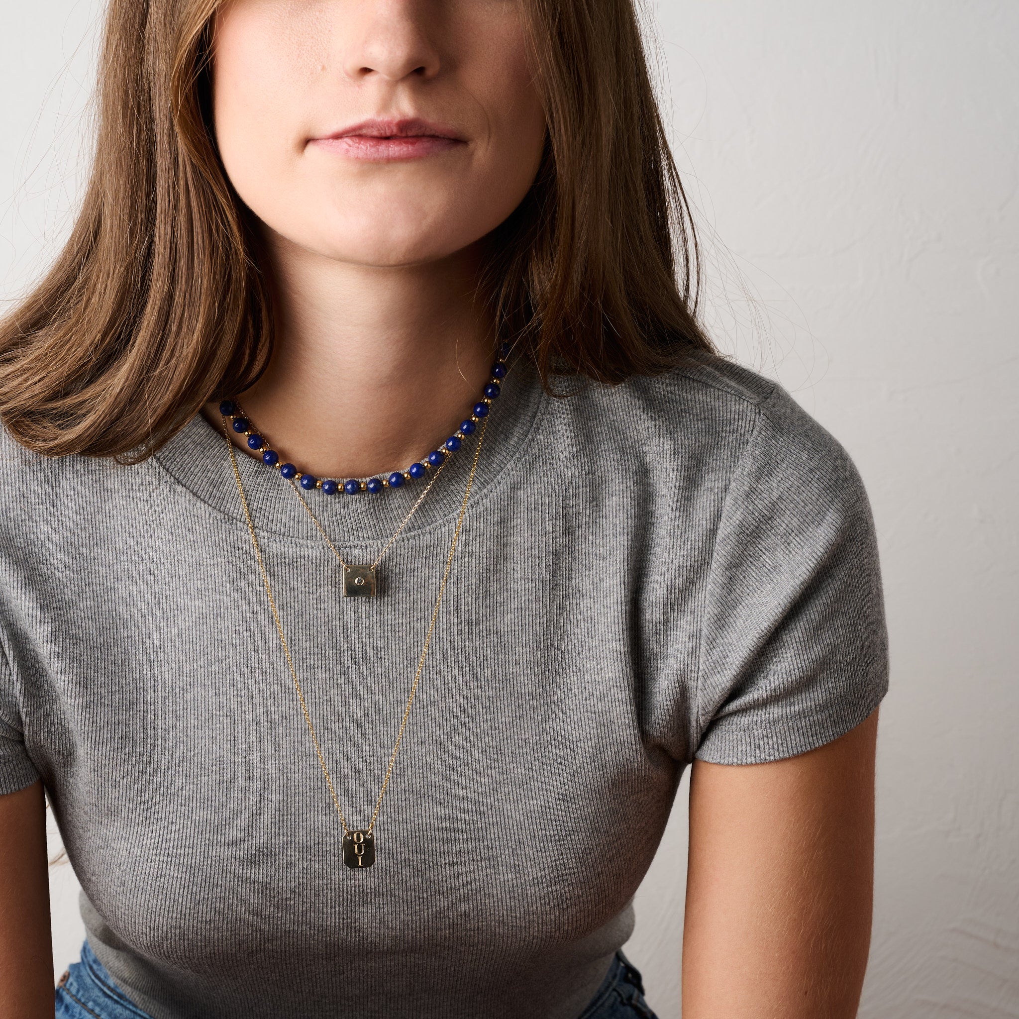 SQUARE DIAMOND NECKLACE