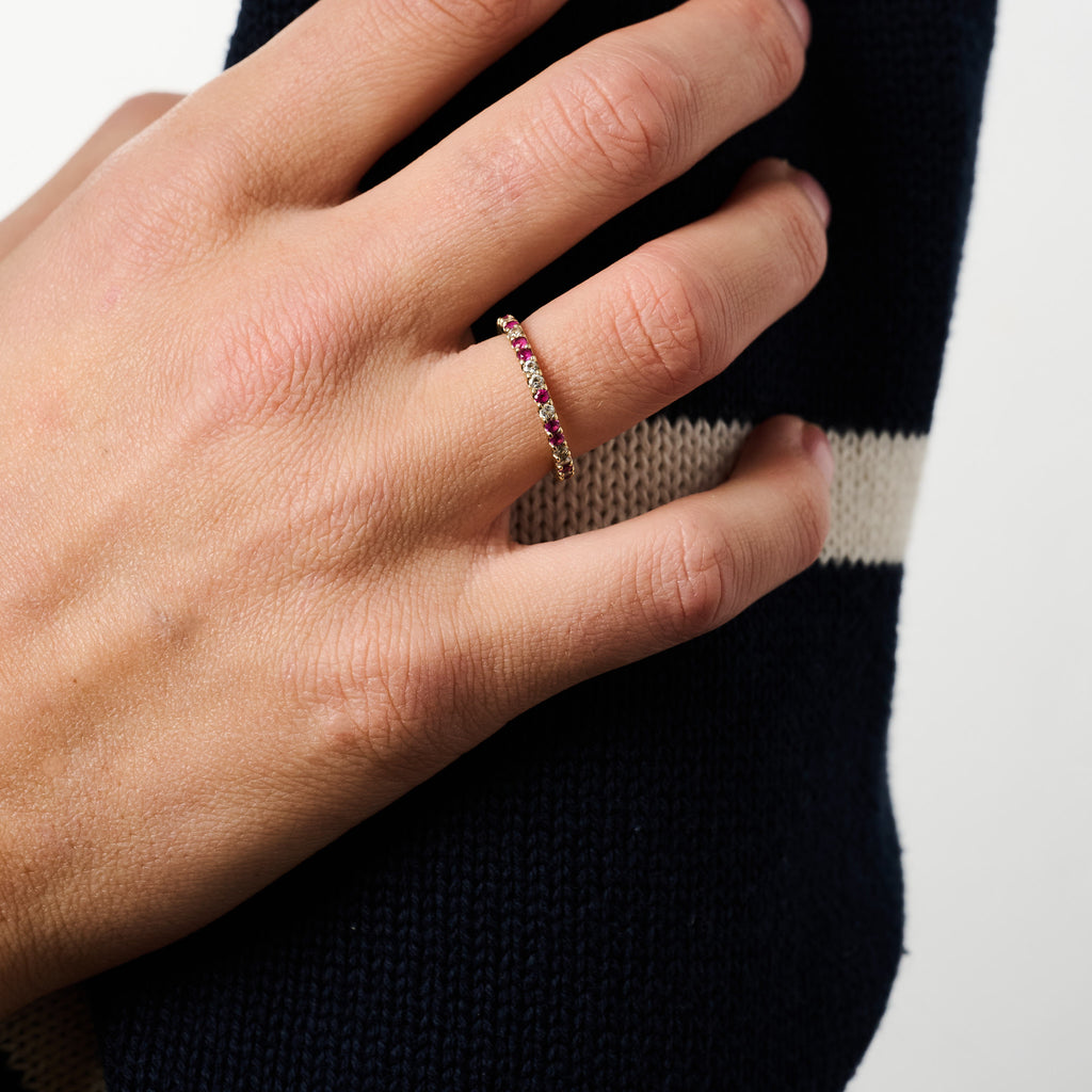 RANDOM RUBY ETERNITY BAND