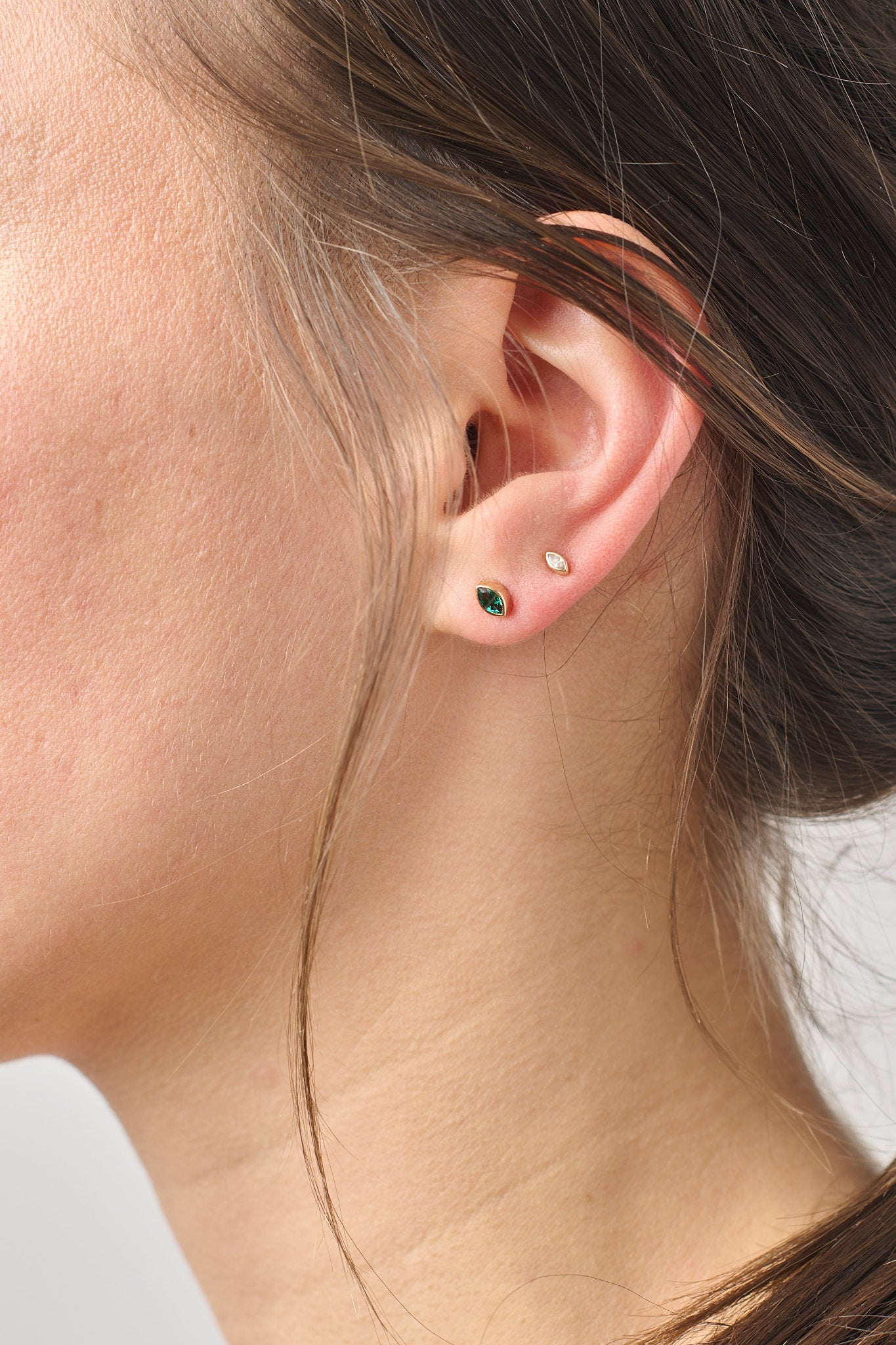 MARQUISE DIAMOND STUDS