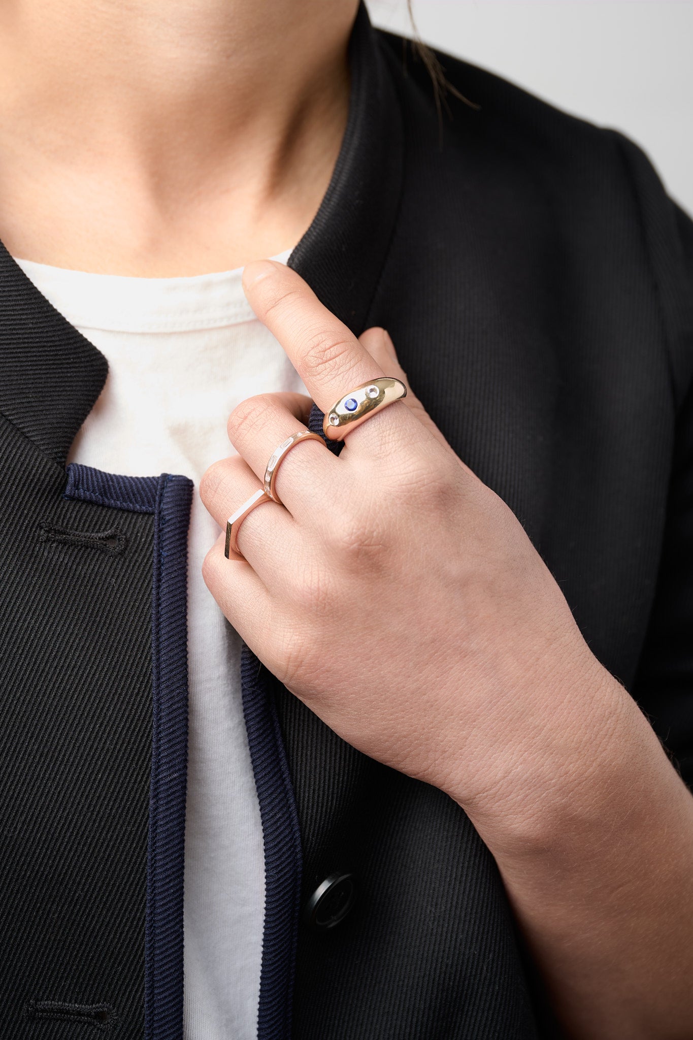 CHANNEL SET BAGUETTE RING