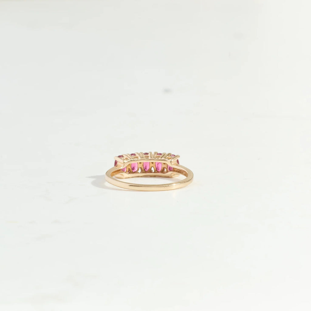 VINTAGE PINK TOURMALINE RING