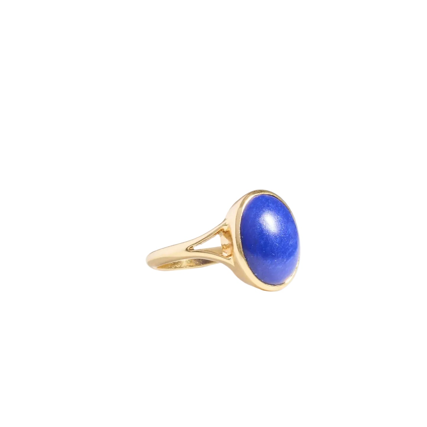 VINTAGE SPLIT SHANK LAPIS RING