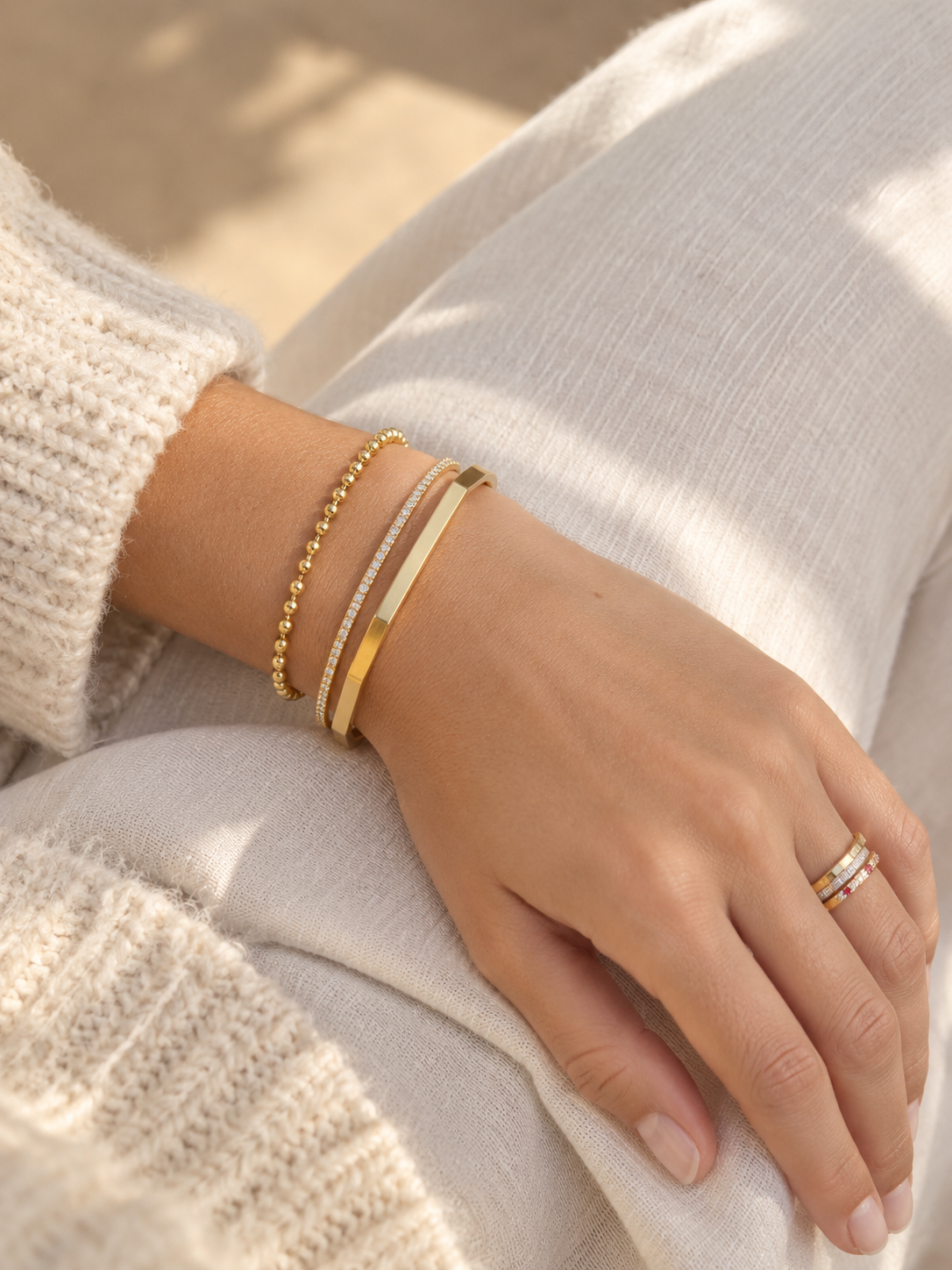 GEOMETRIC BANGLE
