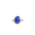 VINTAGE SPLIT SHANK LAPIS RING