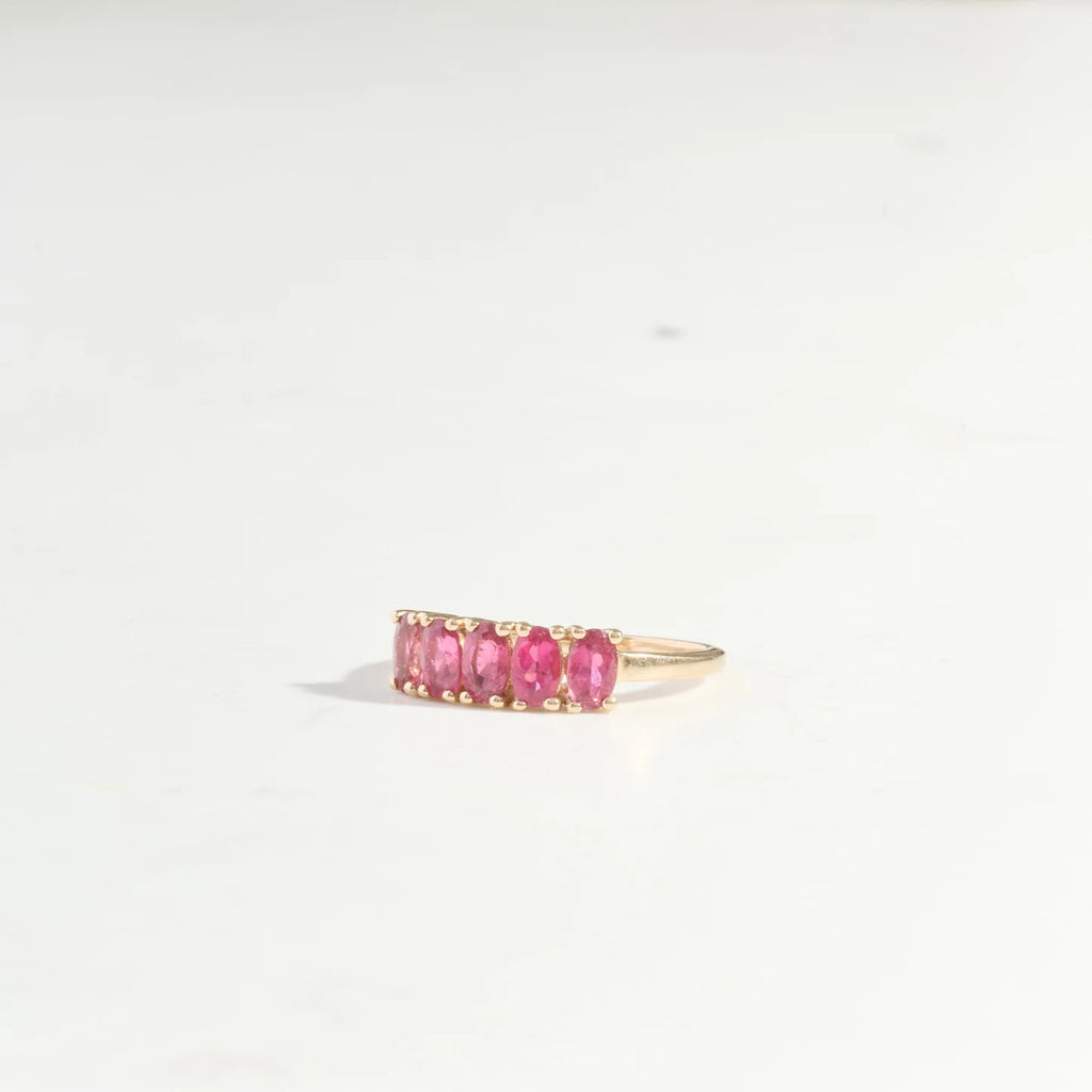 VINTAGE PINK TOURMALINE RING