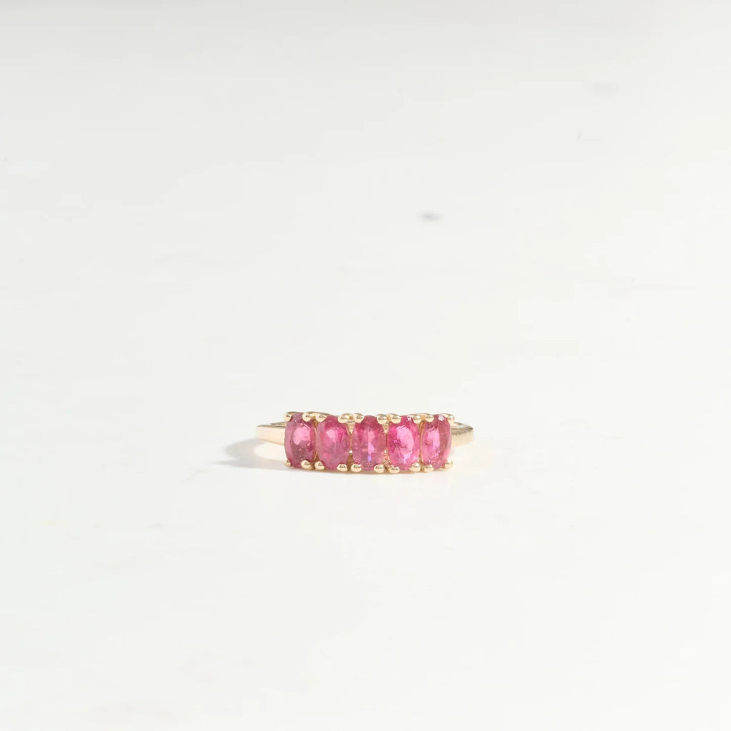 VINTAGE PINK TOURMALINE RING