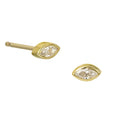 MARQUISE DIAMOND STUDS