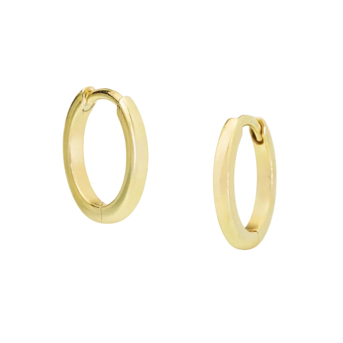 GOLD HUGGIE HOOP