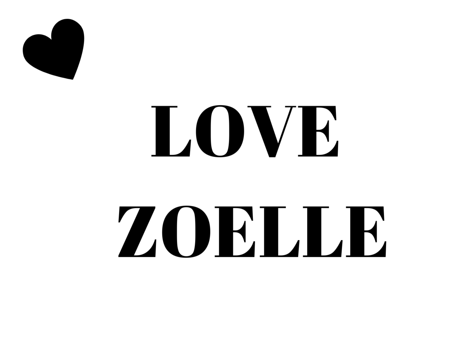 LOVE ZOELLE GIFT CARD