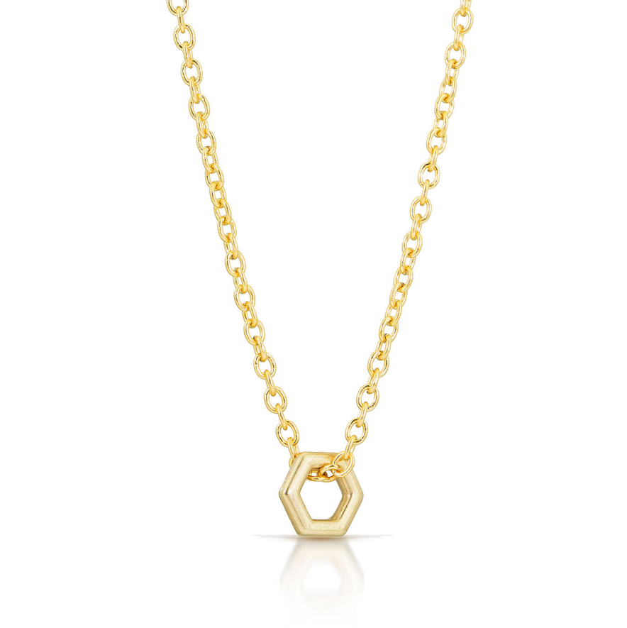 HEXAGON LOOP NECKLACE