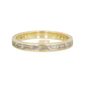 CHANNEL SET BAGUETTE RING