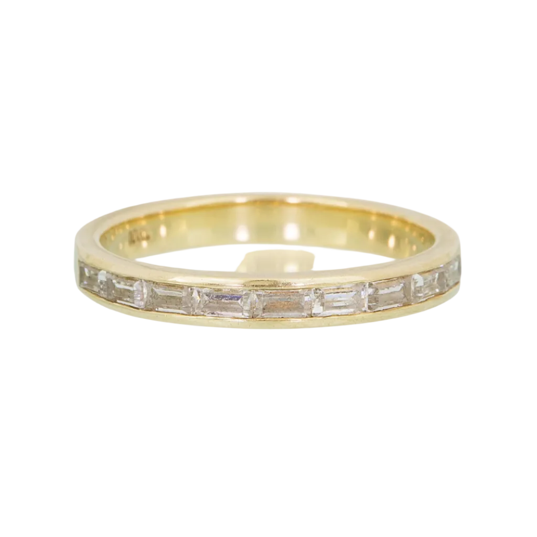 CHANNEL SET BAGUETTE RING