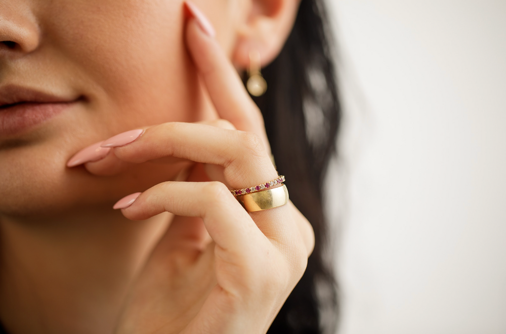 RANDOM RUBY ETERNITY BAND