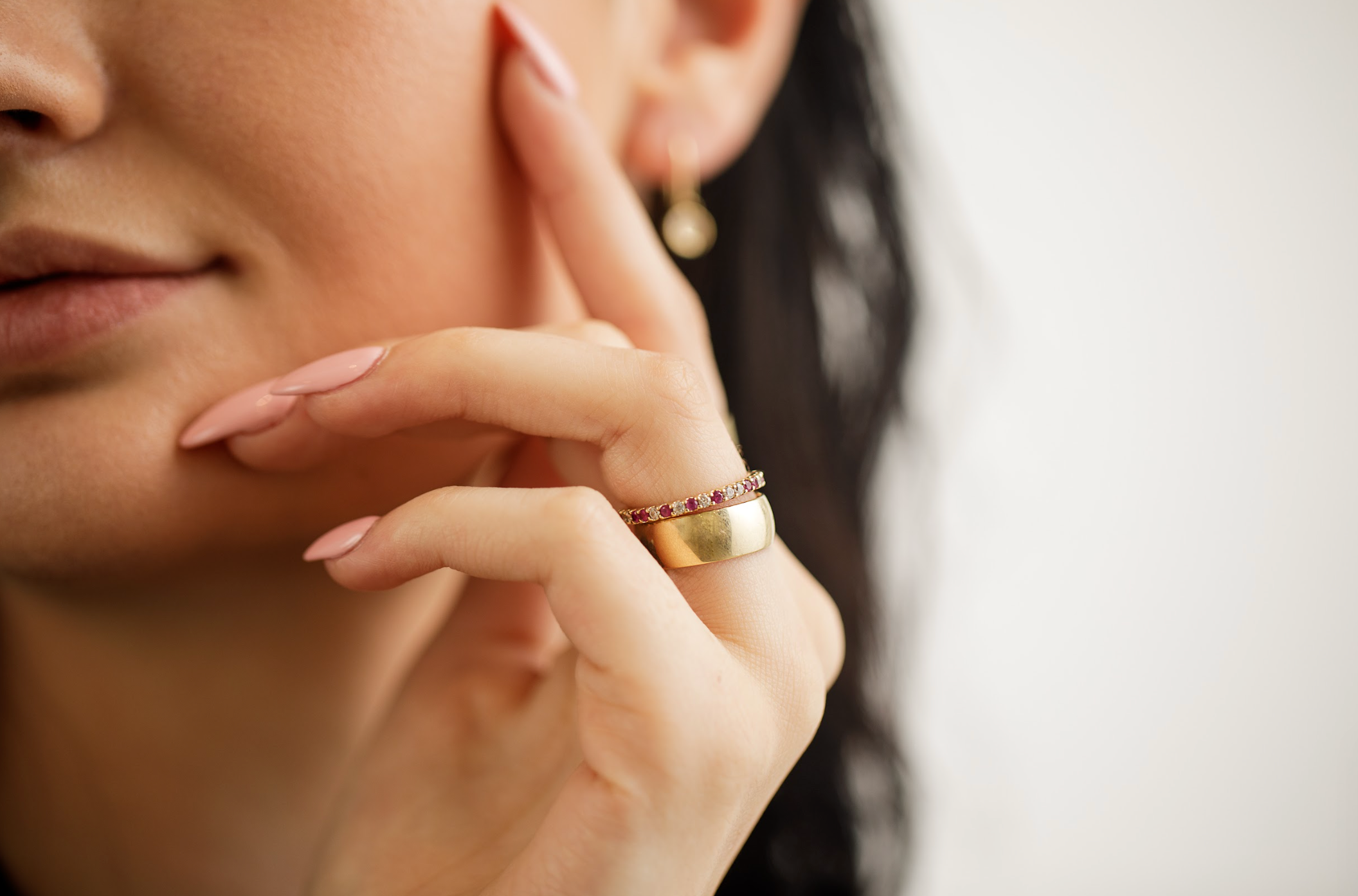 RANDOM RUBY ETERNITY BAND