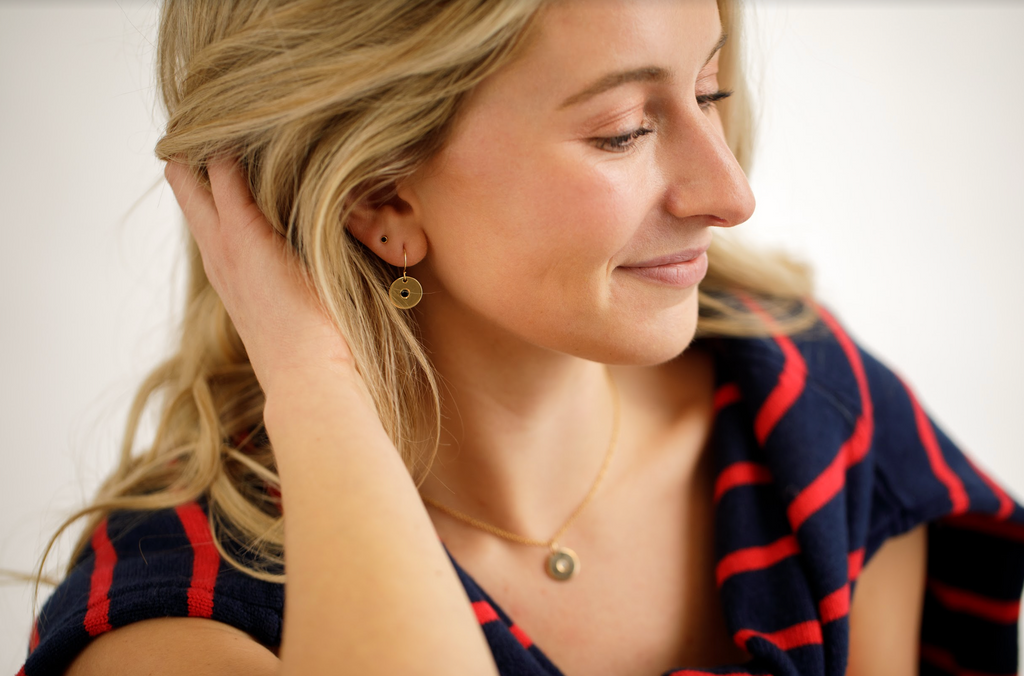 MICRO BLACK DIAMOND STUDS